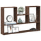 vidaXL Wall Shelf Brown Oak 99x15x60 cm Engineered Wood
