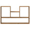 vidaXL Wall Shelf Artisian Oak 99x15x60 cm Engineered Wood