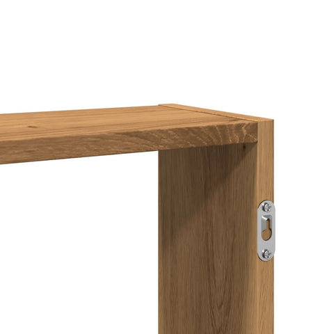 vidaXL Wall Shelf Artisian Oak 99x15x60 cm Engineered Wood