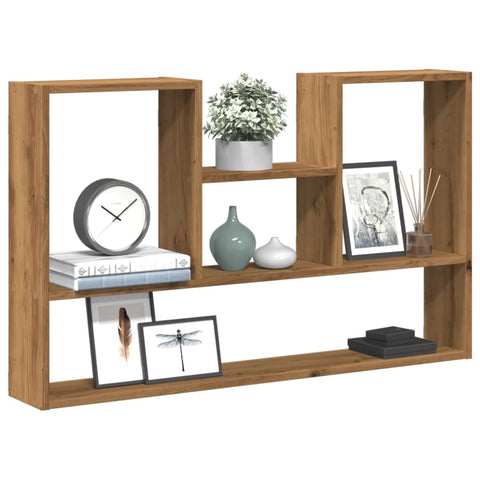 vidaXL Wall Shelf Artisian Oak 99x15x60 cm Engineered Wood