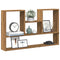 vidaXL Wall Shelf Artisian Oak 99x15x60 cm Engineered Wood