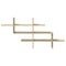 vidaXL Wall Shelf Sonoma Oak 124.5x18x60.5 cm Engineered Wood