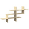 vidaXL Wall Shelf Sonoma Oak 124.5x18x60.5 cm Engineered Wood