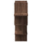 vidaXL Wall Shelf Brown Oak 124.5x18x60.5 cm Engineered Wood