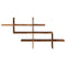 vidaXL Wall Shelf Old Wood 124.5x18x60.5 cm Engineered Wood