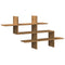 vidaXL Wall Shelf Artisian Oak 124.5x18x60.5 cm Engineered Wood