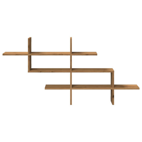 vidaXL Wall Shelf Artisian Oak 124.5x18x60.5 cm Engineered Wood