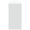 vidaXL Wall Shelf White 100x25x50 cm Engineered Wood