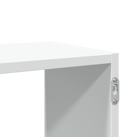 vidaXL Wall Shelf White 100x25x50 cm Engineered Wood