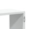 vidaXL Wall Shelf White 100x25x50 cm Engineered Wood