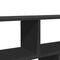 vidaXL Wall Shelf Black 100x25x50 cm Engineered Wood