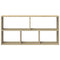 vidaXL Wall Shelf Sonoma Oak 100x25x50 cm Engineered Wood