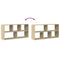 vidaXL Wall Shelf Sonoma Oak 100x25x50 cm Engineered Wood