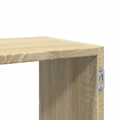 vidaXL Wall Shelf Sonoma Oak 100x25x50 cm Engineered Wood