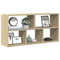 vidaXL Wall Shelf Sonoma Oak 100x25x50 cm Engineered Wood