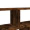 vidaXL Wall Shelf Smoked Oak 100x25x50 cm Engineered Wood