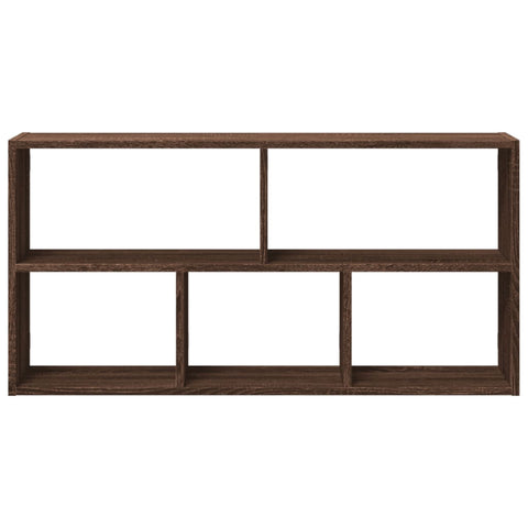 vidaXL Wall Shelf Brown Oak 100x25x50 cm Engineered Wood