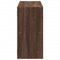 vidaXL Wall Shelf Brown Oak 100x25x50 cm Engineered Wood