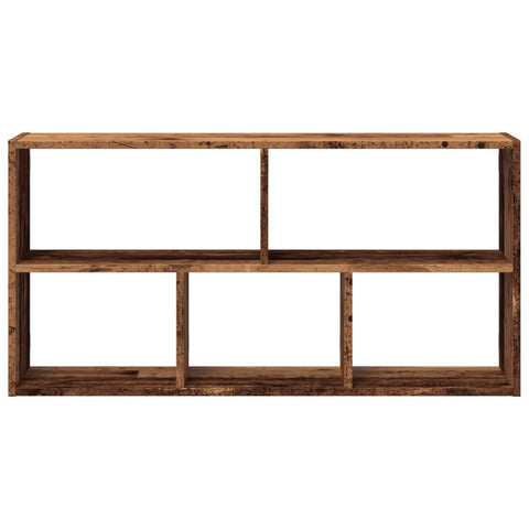 vidaXL Wall Shelf Old Wood 100x25x50 cm Engineered Wood
