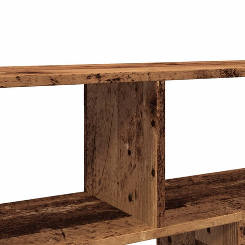 vidaXL Wall Shelf Old Wood 100x25x50 cm Engineered Wood