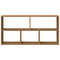 vidaXL Wall Shelf Artisian Oak 100x25x50 cm Engineered Wood