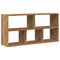vidaXL Wall Shelf Artisian Oak 100x25x50 cm Engineered Wood