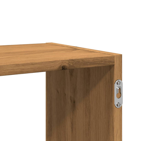 vidaXL Wall Shelf Artisian Oak 100x25x50 cm Engineered Wood