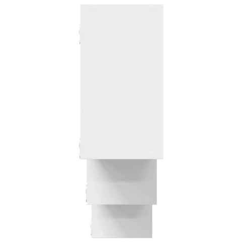 vidaXL Wall Shelf White 159x18x66 cm Engineered Wood