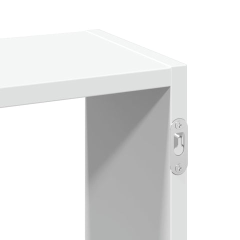 vidaXL Wall Shelf White 159x18x66 cm Engineered Wood