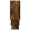 vidaXL Wall Shelf Smoked Oak 159x18x66 cm Engineered Wood