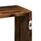 vidaXL Wall Shelf Smoked Oak 159x18x66 cm Engineered Wood