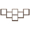 vidaXL Wall Shelf Brown Oak 159x18x66 cm Engineered Wood