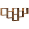 vidaXL Wall Shelf Old Wood 159x18x66 cm Engineered Wood
