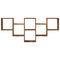 vidaXL Wall Shelf Old Wood 159x18x66 cm Engineered Wood