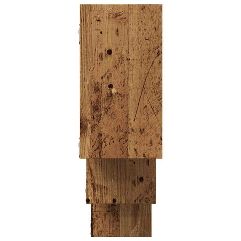 vidaXL Wall Shelf Old Wood 159x18x66 cm Engineered Wood