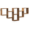 vidaXL Wall Shelf Old Wood 159x18x66 cm Engineered Wood