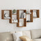 vidaXL Wall Shelf Old Wood 159x18x66 cm Engineered Wood