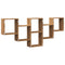 vidaXL Wall Shelf Artisian Oak 159x18x66 cm Engineered Wood