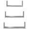 vidaXL Wall Shelf 3 pcs Concrete Grey Engineered Wood