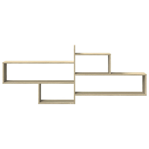 vidaXL Wall Shelf Sonoma Oak 167.5x18x68 cm Engineered Wood