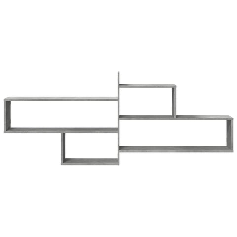 vidaXL Wall Shelf Concrete Grey 167.5x18x68 cm Engineered Wood