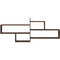 vidaXL Wall Shelf Brown Oak 167.5x18x68 cm Engineered Wood