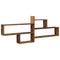 vidaXL Wall Shelf Old Wood 167.5x18x68 cm Engineered Wood