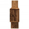 vidaXL Wall Shelf Old Wood 167.5x18x68 cm Engineered Wood