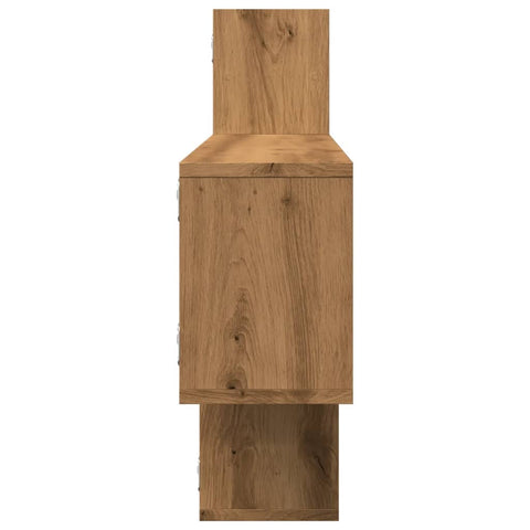 vidaXL Wall Shelf Artisian Oak 167.5x18x68 cm Engineered Wood
