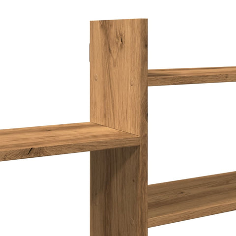 vidaXL Wall Shelf Artisian Oak 167.5x18x68 cm Engineered Wood