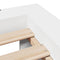 vidaXL Bed Frame without Mattress White 100x200 cm Solid Wood Pine