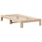 vidaXL Bed Frame without Mattress 90x200 cm Solid Wood Pine