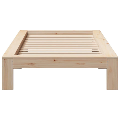 vidaXL Bed Frame without Mattress 90x200 cm Solid Wood Pine