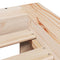 vidaXL Bed Frame without Mattress 90x190 cm Single Solid Wood Pine